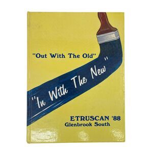 Glenbrook South High School GBS 1988 Etruscan Yearbook Glenview Illinois